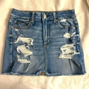 Stretchy Jean Skirt